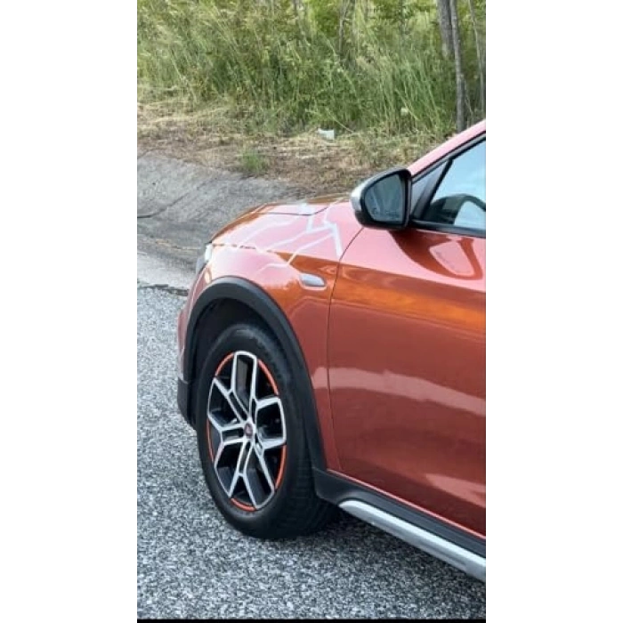 Ark Sticker Egea Cross Jant Sticker Mat Turuncu