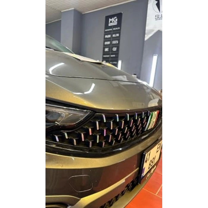 Ark Sticker Egea Cross Ön Panjur Sticker Set Hologram