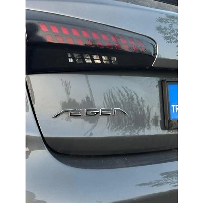 Ark Sticker EgeaAmblemLogoKaplamaSticker Parlak siyah