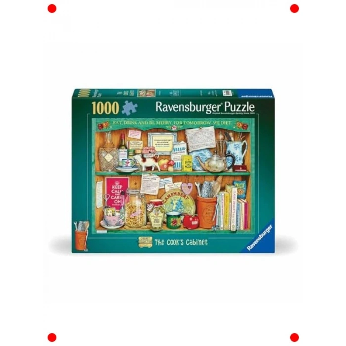 Aşçı Dolabı Temalı 1000 Parça Yapboz