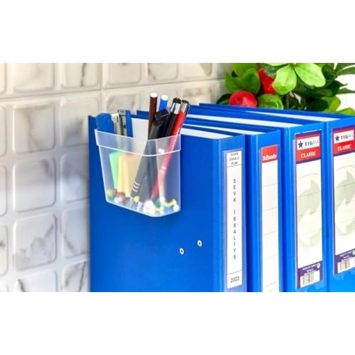 Asılabilir Buzdolabı Kapak İçi Raf Organizeri, Şeffaf Kutu Seti
