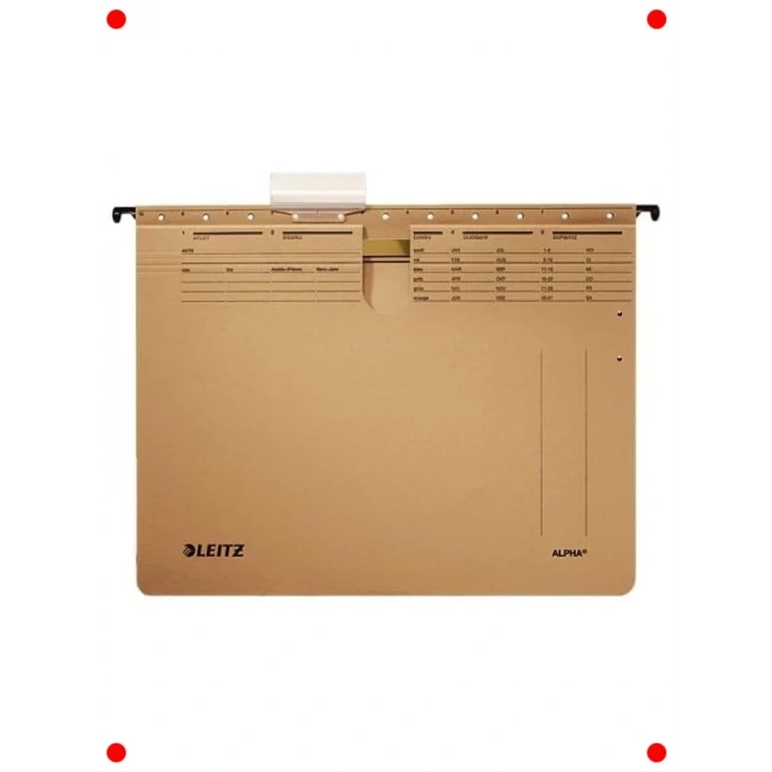 Askılı Telli A4 Dosya - Kese Kağıdı Rengi - 10lu Paket