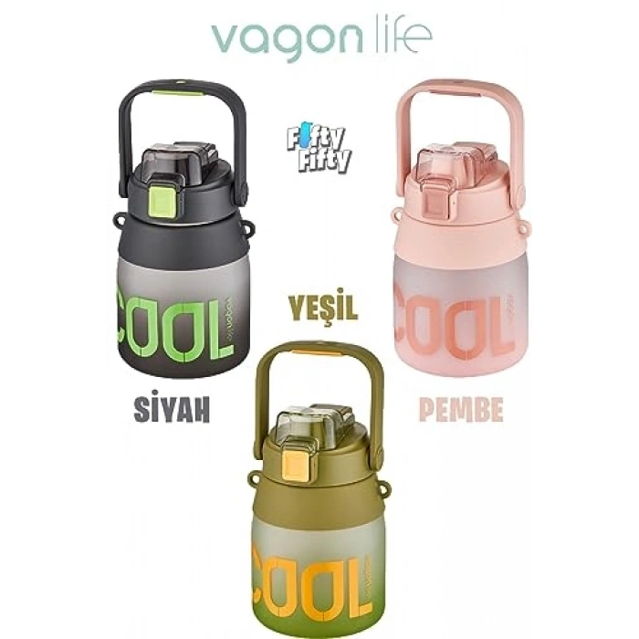 Askılı ve Pratik 1000ml Kapasiteli Su Matara