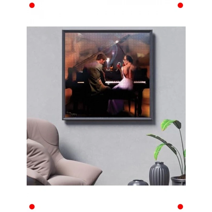 Aşkın Tonu Temalı Sanatsal Yapboz - 1024 Parça