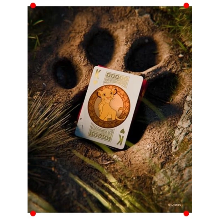 Aslan Temalı Eğlenceli Oyun Kartları Seti