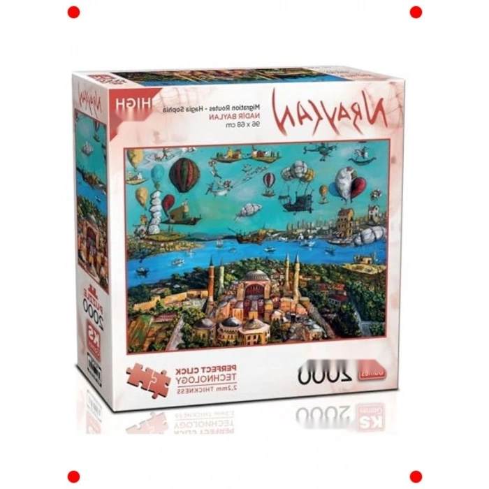 asofya Temalı 2000 Parça Yapboz