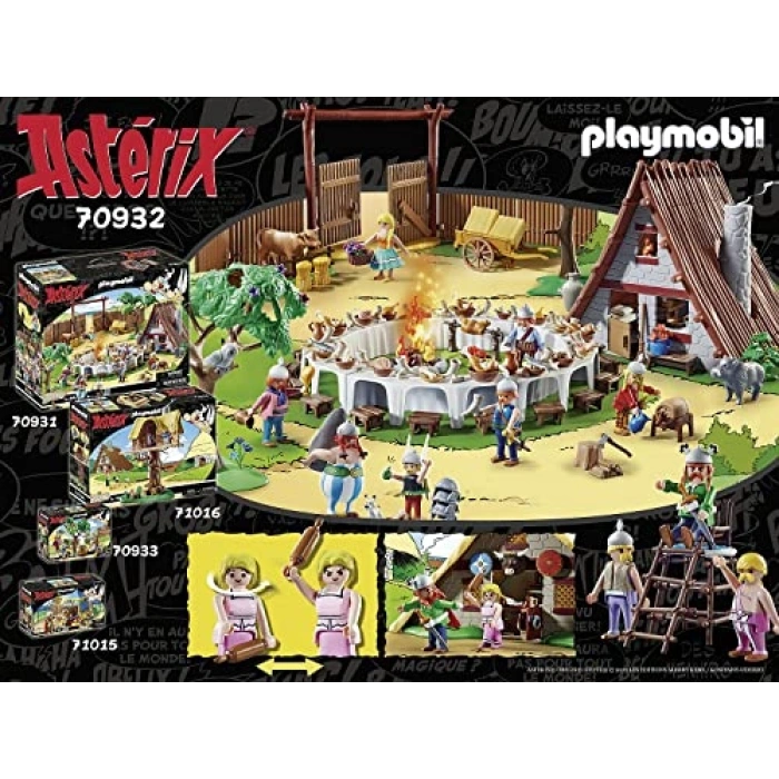 Asterix Temalı Majestix Kulübesi ile 5 Yaş ve Üzeri için Eğlence