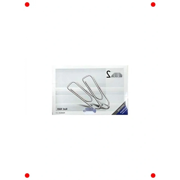 Ataş No:2 Nikel Kaplı, 100 Adet x 4 Paket