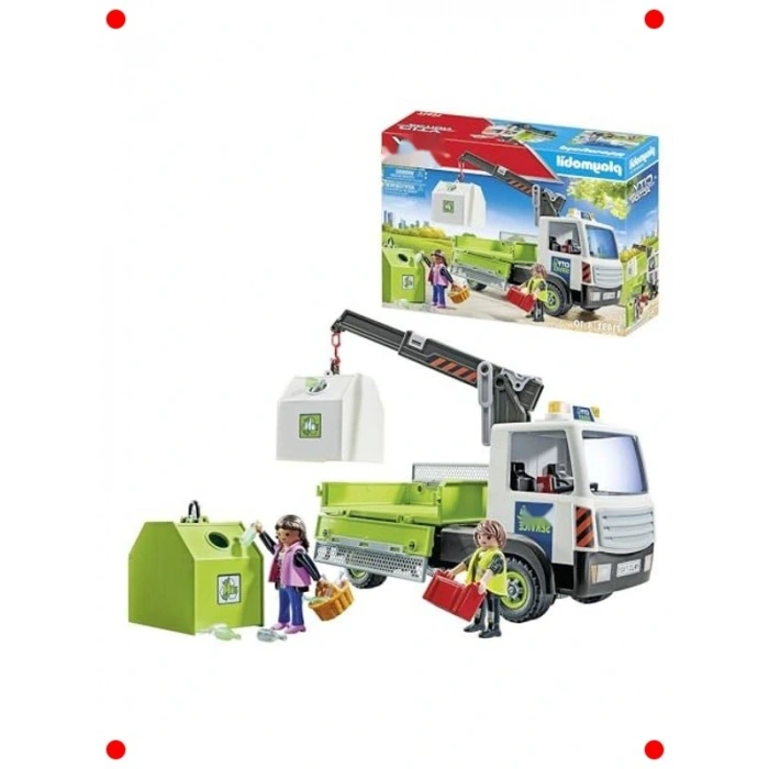 Atık Konteyner Taşıma Kamyonu Oyuncak Seti