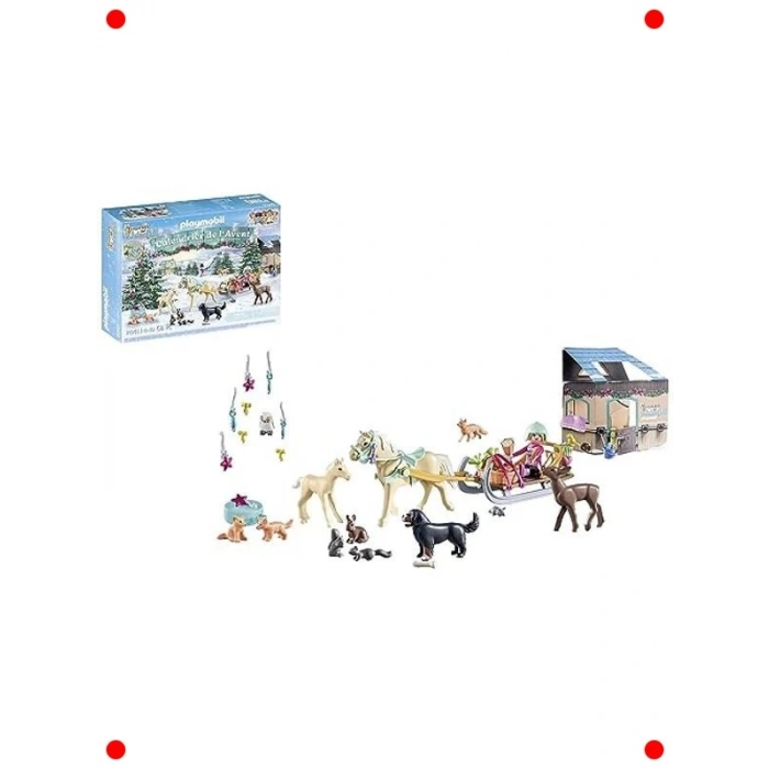 Atlı Kızak Temalı Noel Takvimi (4+ Yaş)