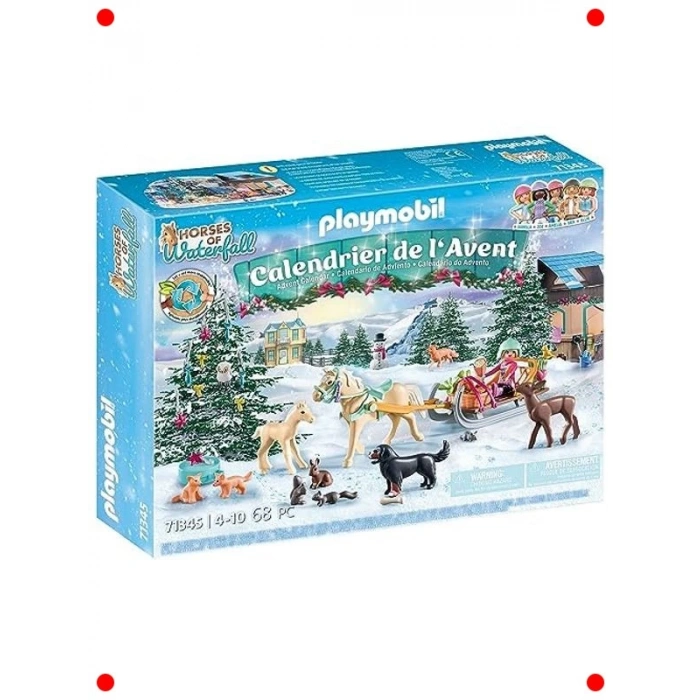 Atlı Kızak Temalı Noel Takvimi (4+ Yaş)