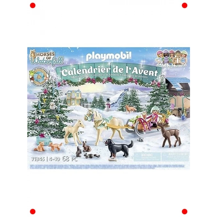 Atlı Kızak Temalı Noel Takvimi (4+ Yaş)