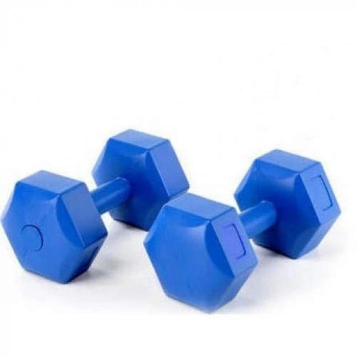 Avessa 6  Pilastik Dambıl Set Mavi