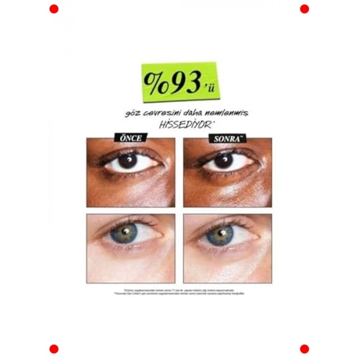 Avokado Özlü Yoğun Nemlendirici Göz Kremi