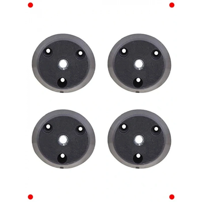 Ayak Bağlantı Aparatı Açılı Siyah (4 Adet)