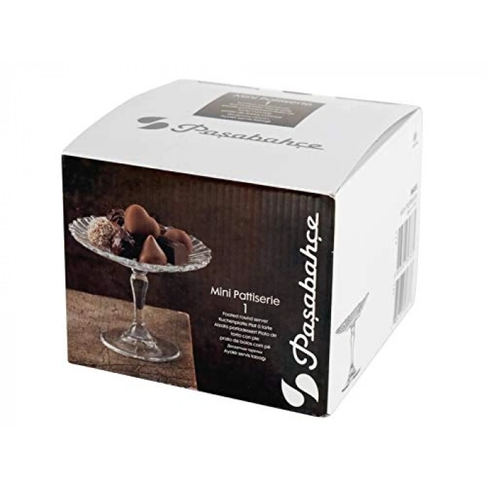 Ayaklı Cam Servis Tabağı - Şık Sunum İçin Uygun