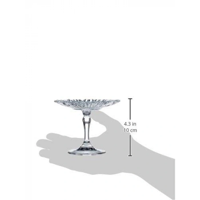 Ayaklı Cam Servis Tabağı - Şık Sunum İçin Uygun