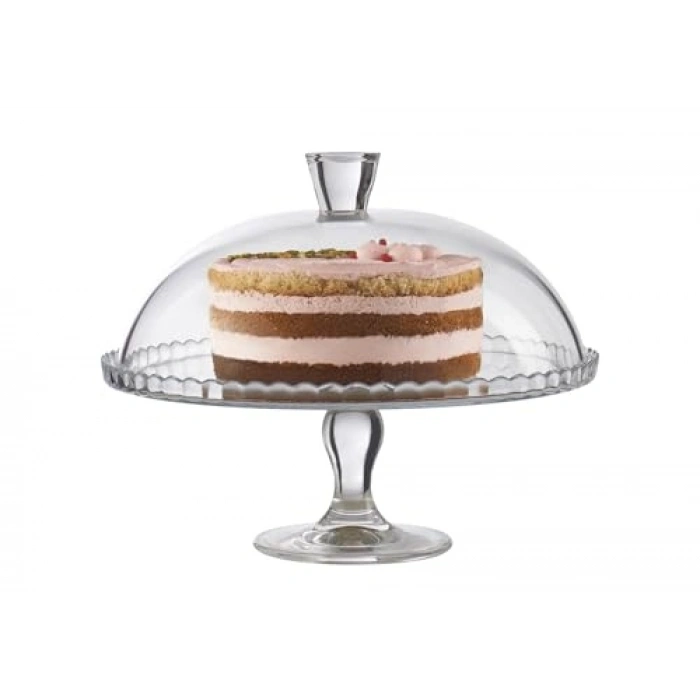Ayaklı Kapaklı Servis Tabağı, 32 cm Şık Tasarım