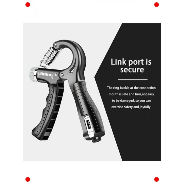 Ayarlanabilir Dirençli El & Önkol Egzersiz Aleti (10-50kg)