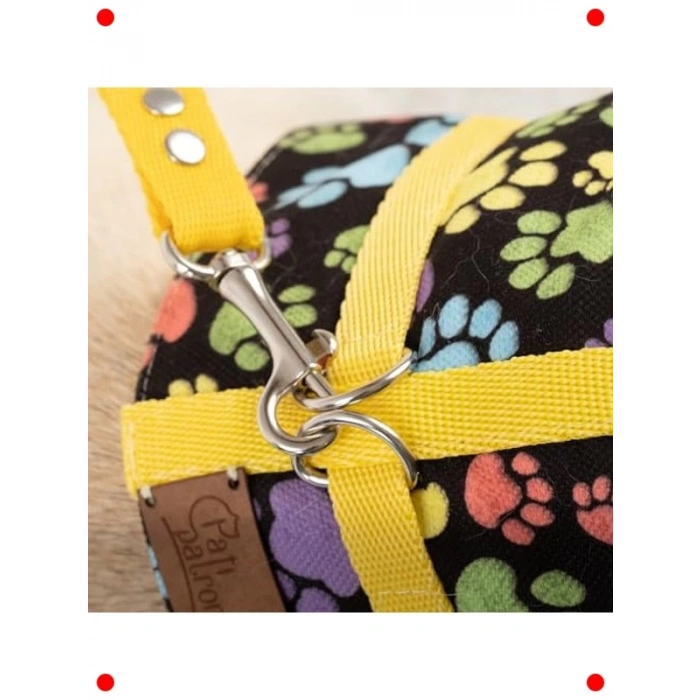 Ayarlanabilir Kaçış Önleyici Köpek Göğüs Tasması + İp (M)