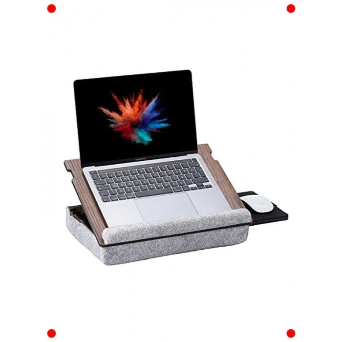 Ayarlanabilir Minderli Laptop Sehpası - Mousepadli