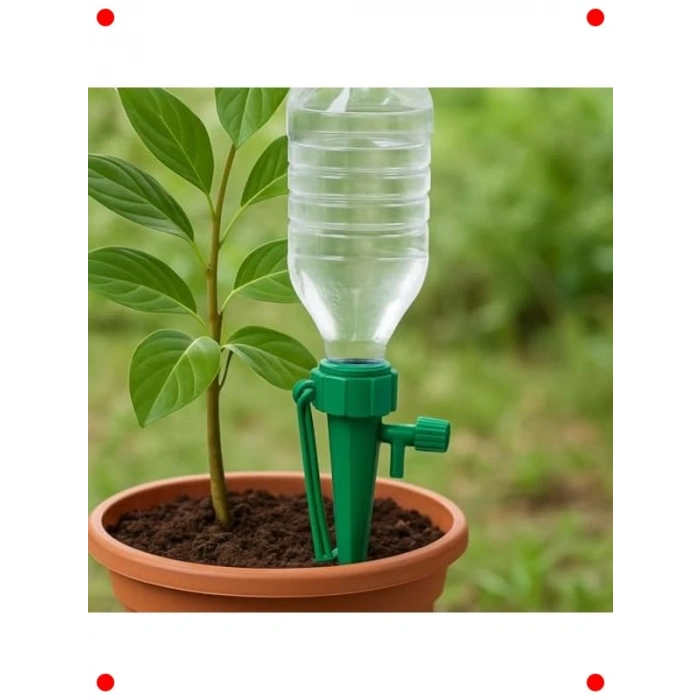 Ayarlanabilir Musluklu Bitki Sulama Aparatı Su Hazneli