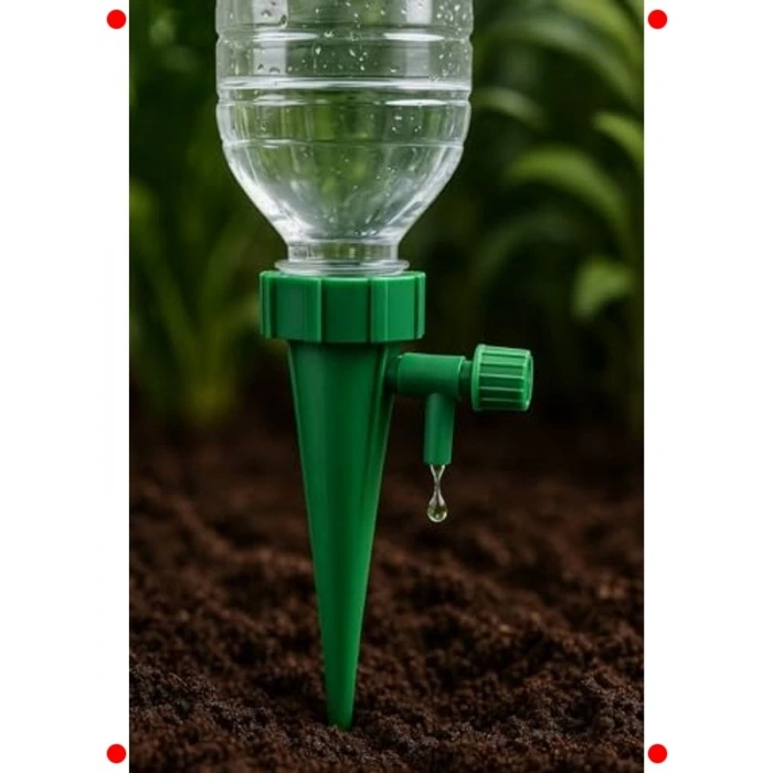 Ayarlanabilir Musluklu Bitki Sulama Aparatı Su Hazneli