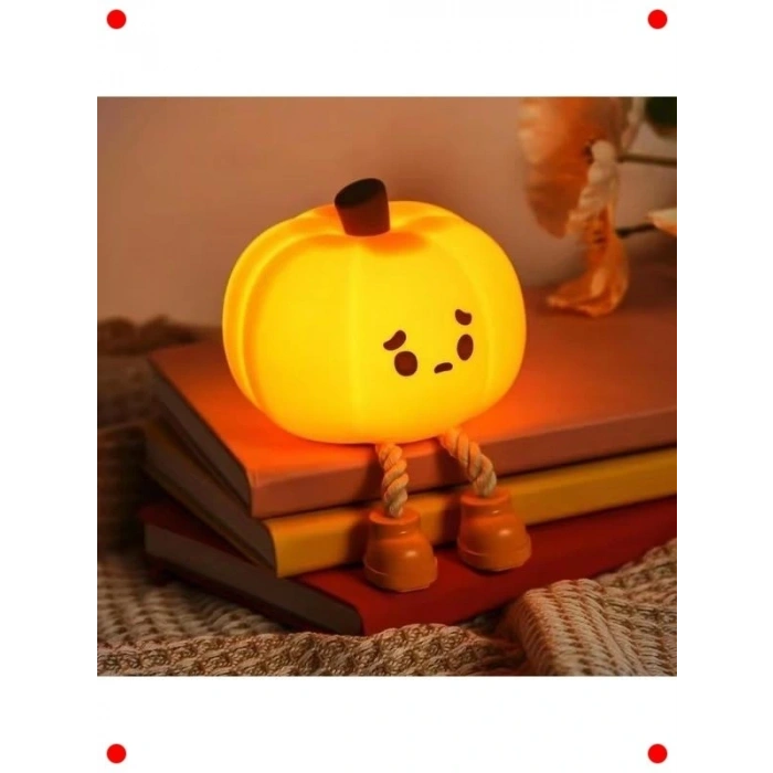 Ayarlanabilir ni Silikon Bal Kabağı Gece Lambası