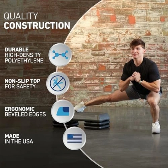 Ayarlanabilir Risers ile Etkili Ev Tipi Step Aleti