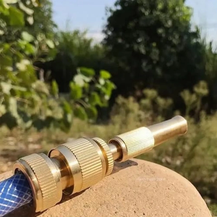 Ayarlanabilir Sarı Renk Bahçe Sulama Başlığı