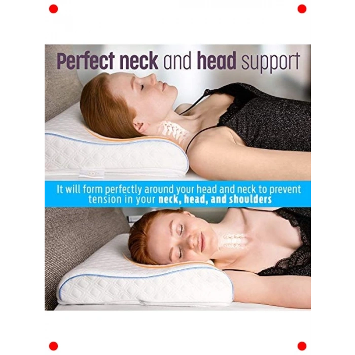 Ayarlanabilir Visko Boyun Yastığı - Ortopedik Destek