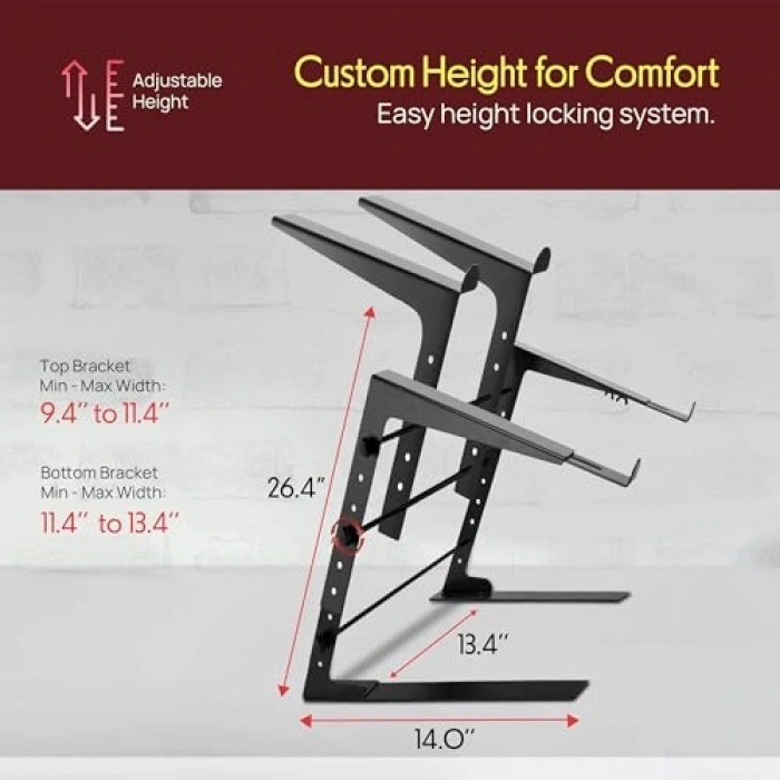 Ayarlanabilir Yükseklikte Dizüstü Bilgisayar Standı, Ergonomik