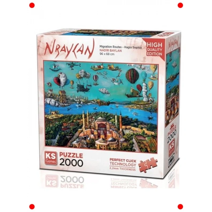 Ayasofya Temalı 2000 Parça Yapboz