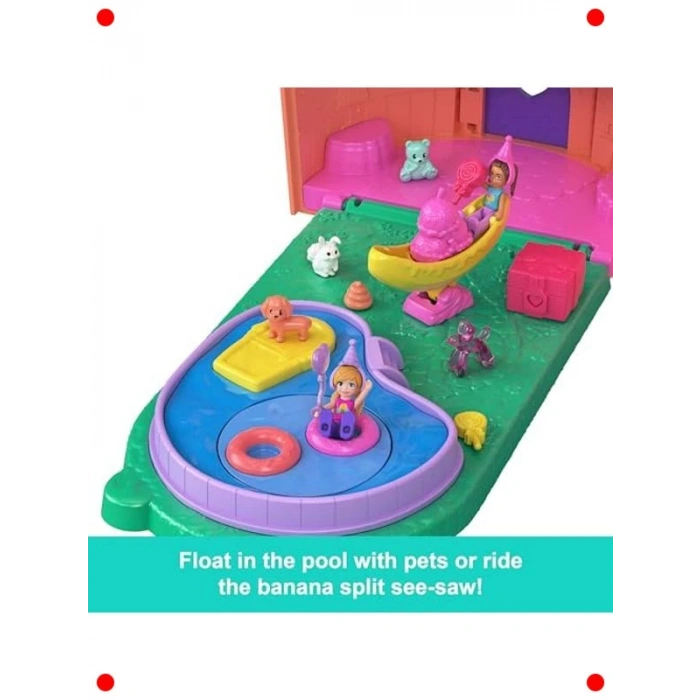 Ayıcık Temalı Dondurma Evi Oyun Seti ve Mikro Bebekler