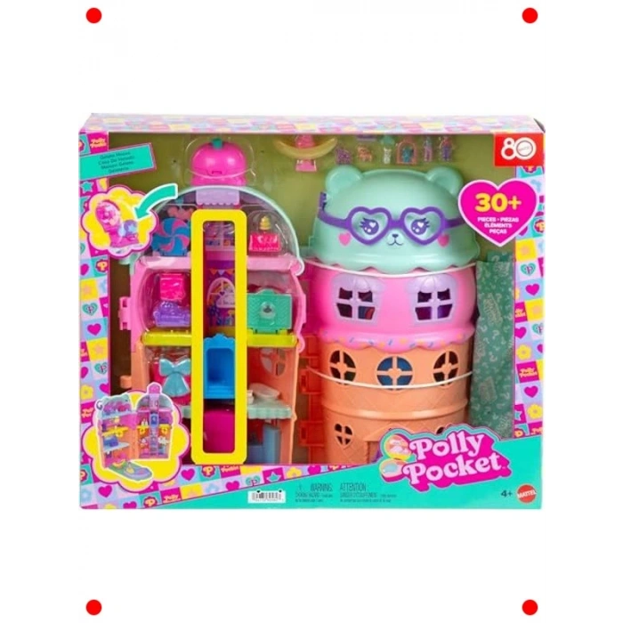 Ayıcık Temalı Dondurma Evi Oyun Seti ve Mikro Bebekler