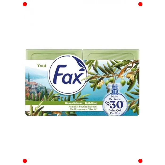 Ayvalık Zeytinyağlı Doğal Kalıp Sabun (4x150g)