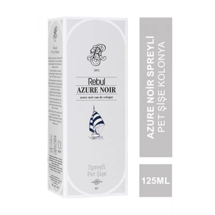 Azure Noir Eau De Cologne 125 ml