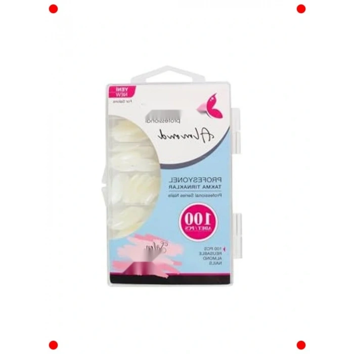 Badem Formunda 100lü Takma Tırnak Seti