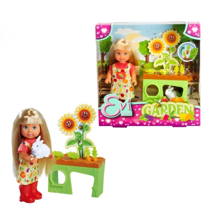 Bahçe Bakımı Seti - 12cm Tavşan Figürü ile