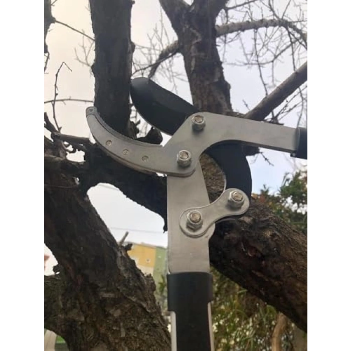 Bahçe Budama Aleti, Teleskopik Saplı, 5 cm Çelik Bıçaklı, Uzatılabilir