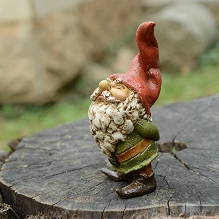 Bahçe Cücesi Temalı Mini Teraryum Heykeli