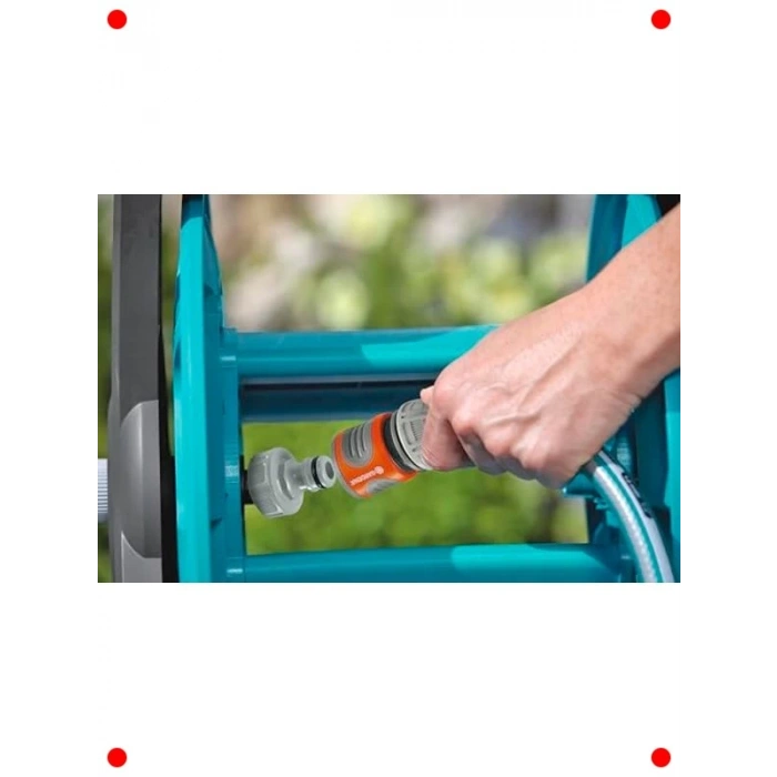 Bahçe Hortum Makarası Seti | Klasik 50 Metre