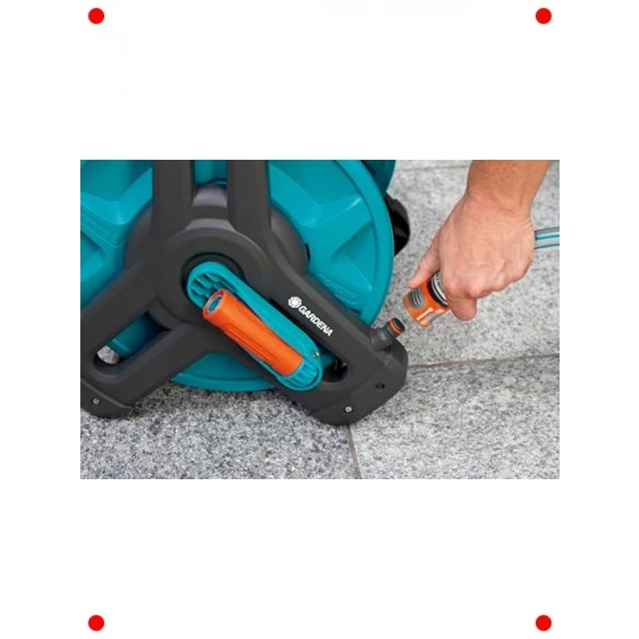 Bahçe Hortum Makarası Seti | Klasik 50 Metre