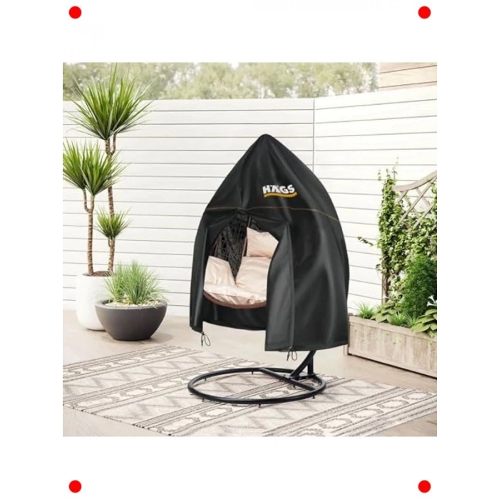 Bahçe Salıncağı Koruma Örtüsü, Su Geçirmez (190x115cm)