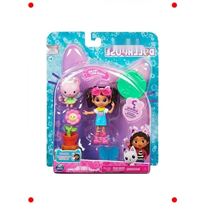 Bahçe Temalı Oyuncak Seti, 2 Figür ve Aksesuarlar