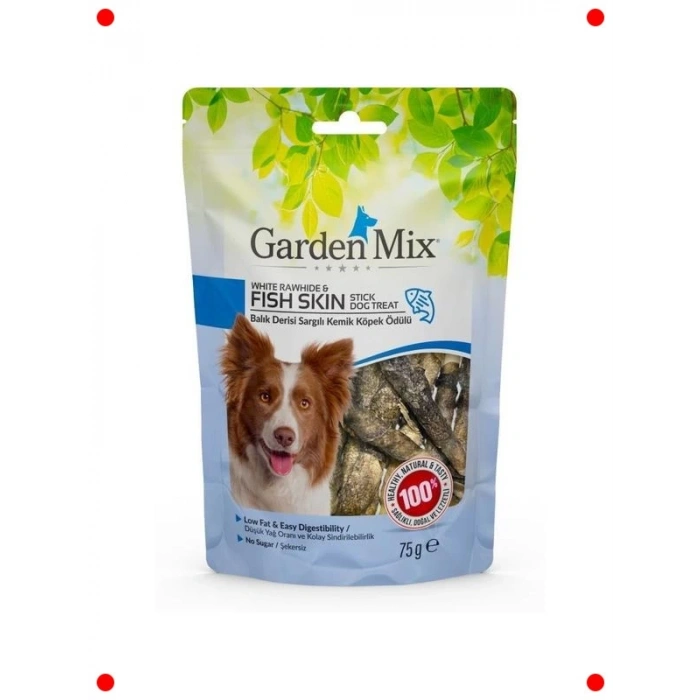 Balık Derili Kemik Köpek Ödülü - 75 Gr