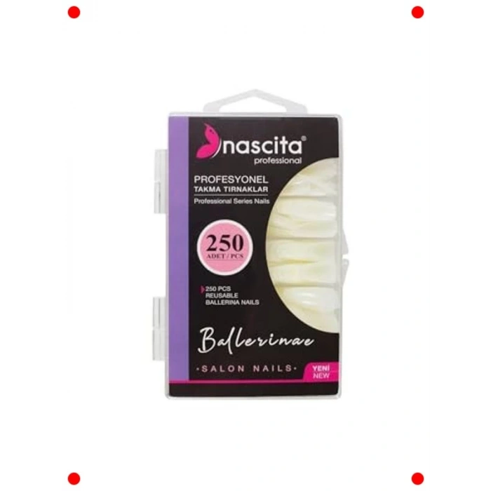 Ballerina Model Takma Tırnak Seti - 250 Adet