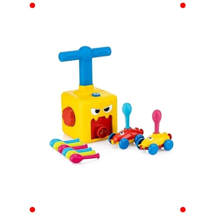 Balon Güçlü Yarış Arabası - Eğlenceli Hareketli Oyuncak