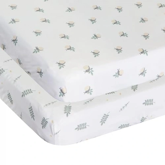 Bambu İki Parça Çarşaf Seti, N2M Forever Greenery