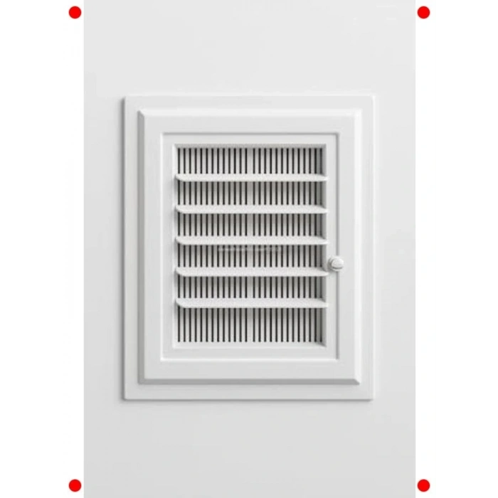 Banyo WC Havalandırma Menfezi, Böcek Geçirmez 30x30 cm